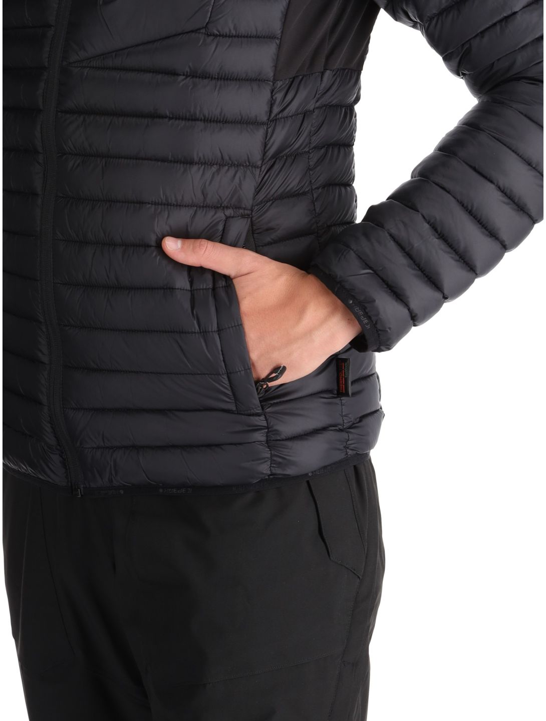 Icepeak, Dillon AD Midlayer (Dons) jas heren Black Zwart 