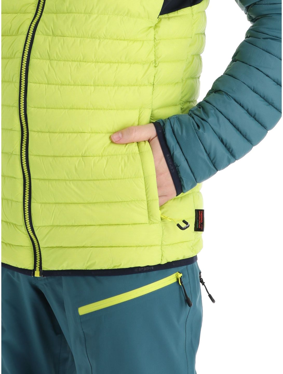 Icepeak, Dillon AD Midlayer (Dons) jas heren Light Green Groen 