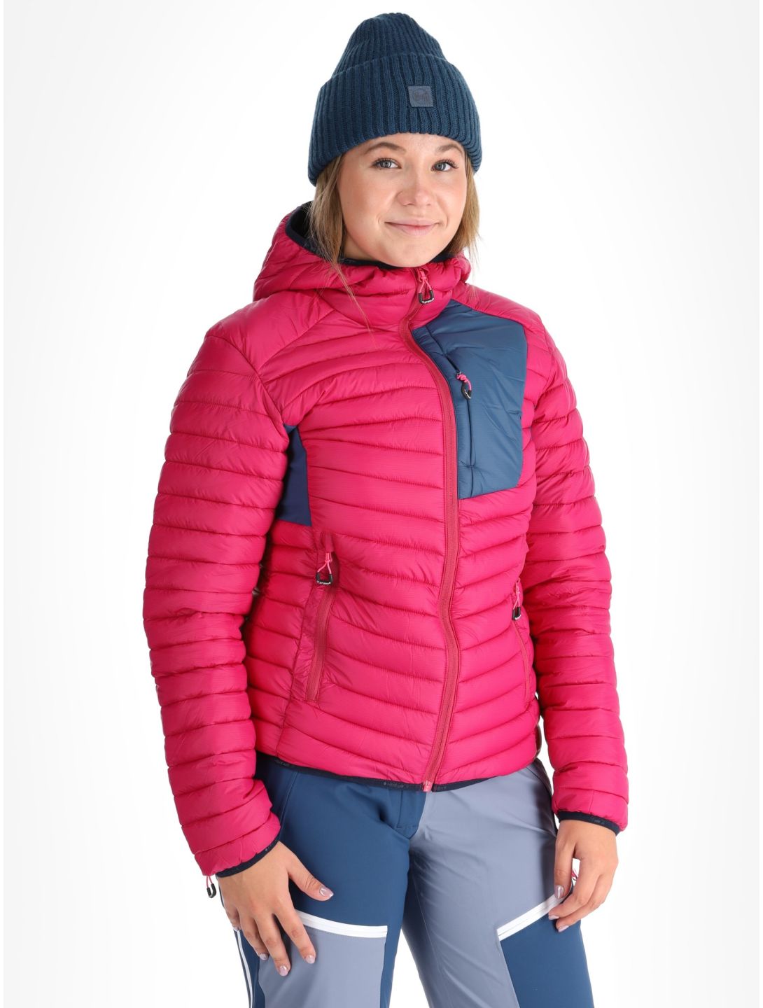 Icepeak, Dix donsjas dames Raspberry rood 