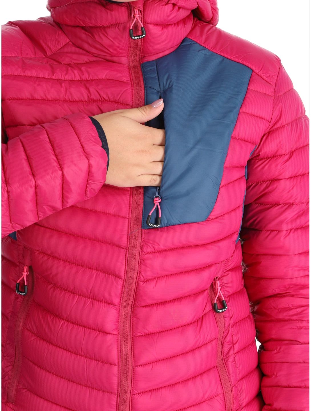 Icepeak, Dix donsjas dames Raspberry rood 