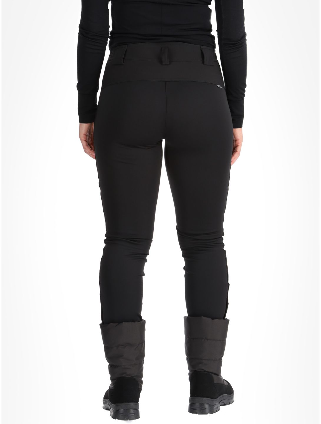 Icepeak, Doral softshell skibroek dames Basic Black zwart 