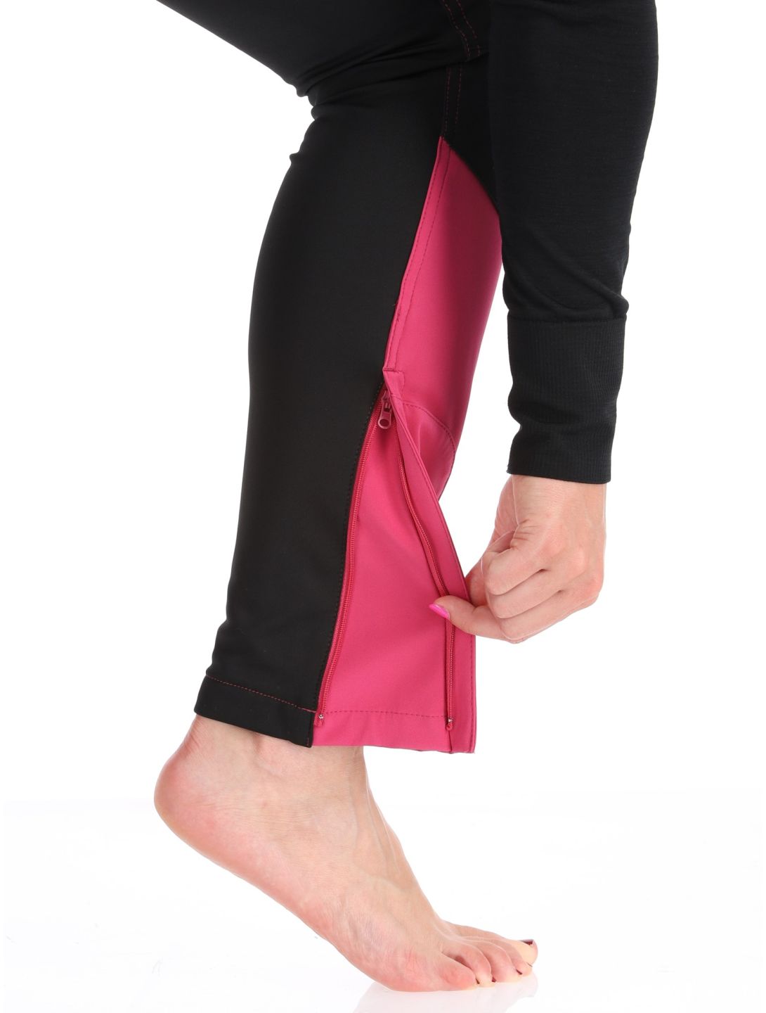 Icepeak, Doral softshell skibroek dames Raspberry rood 