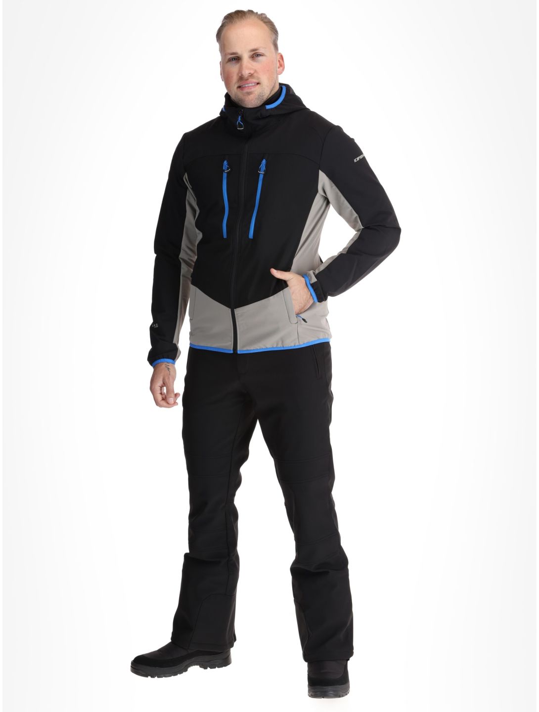 Icepeak, Durham AC Softshell jas heren Grey Grijs 