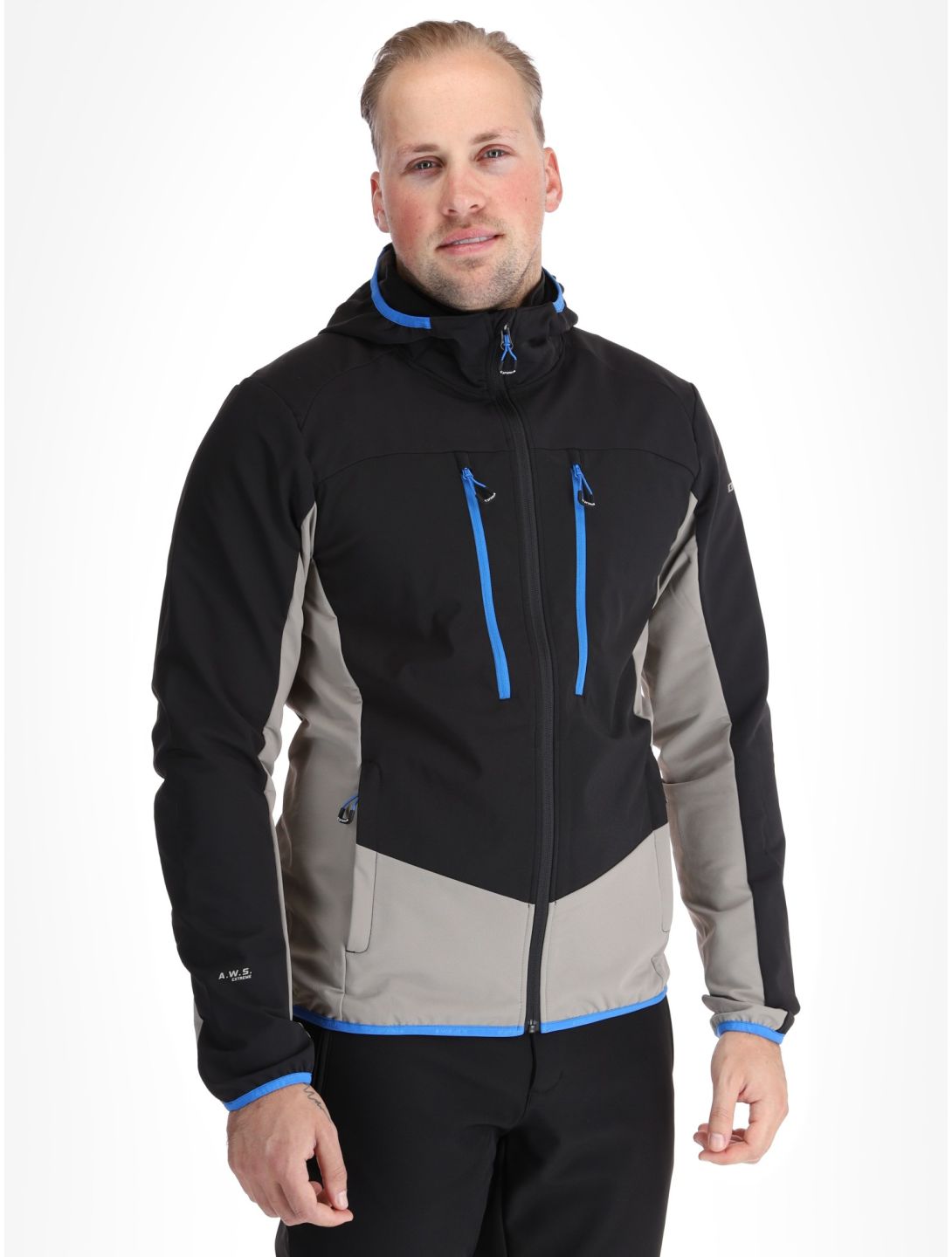 Icepeak, Durham AC Softshell jas heren Grey Grijs 