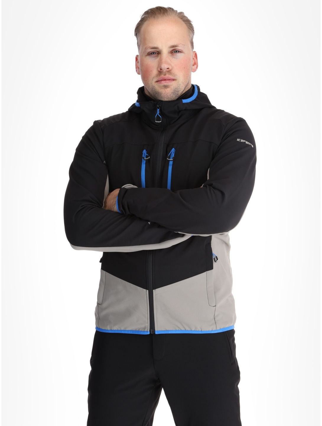 Icepeak, Durham AC Softshell jas heren Grey Grijs 