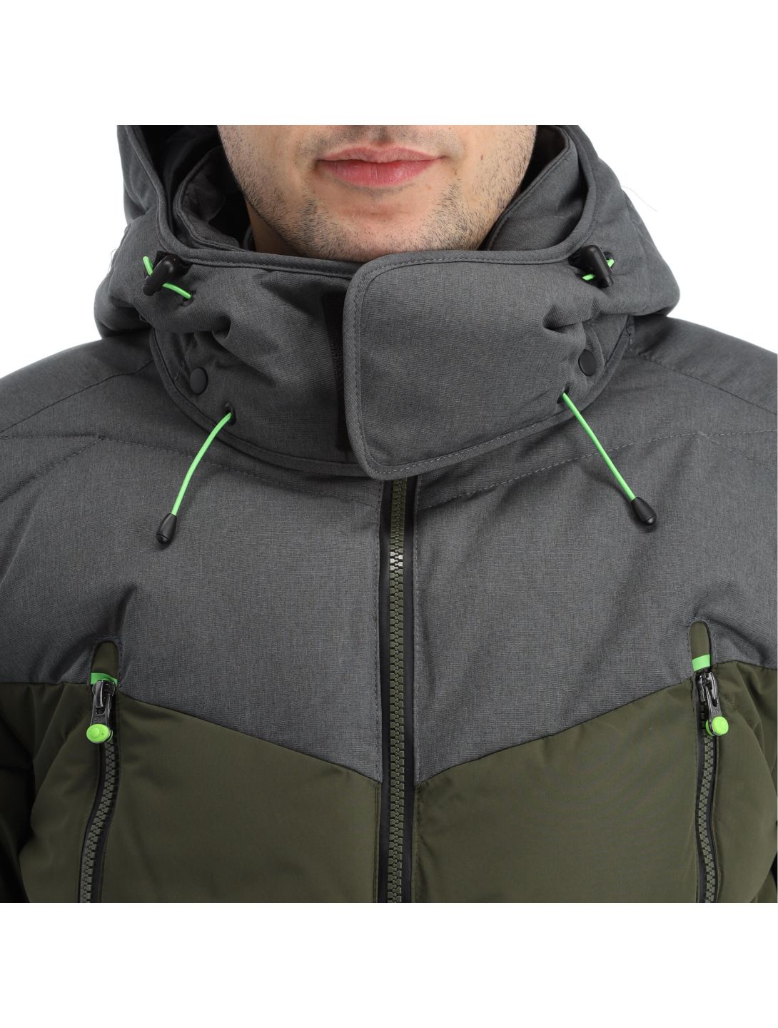 Icepeak, Eastham ski-jas heren dark olive groen 