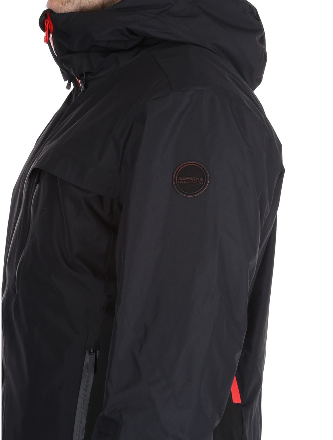 Icepeak, Easton AA Jas gevoerd heren Black Zwart 