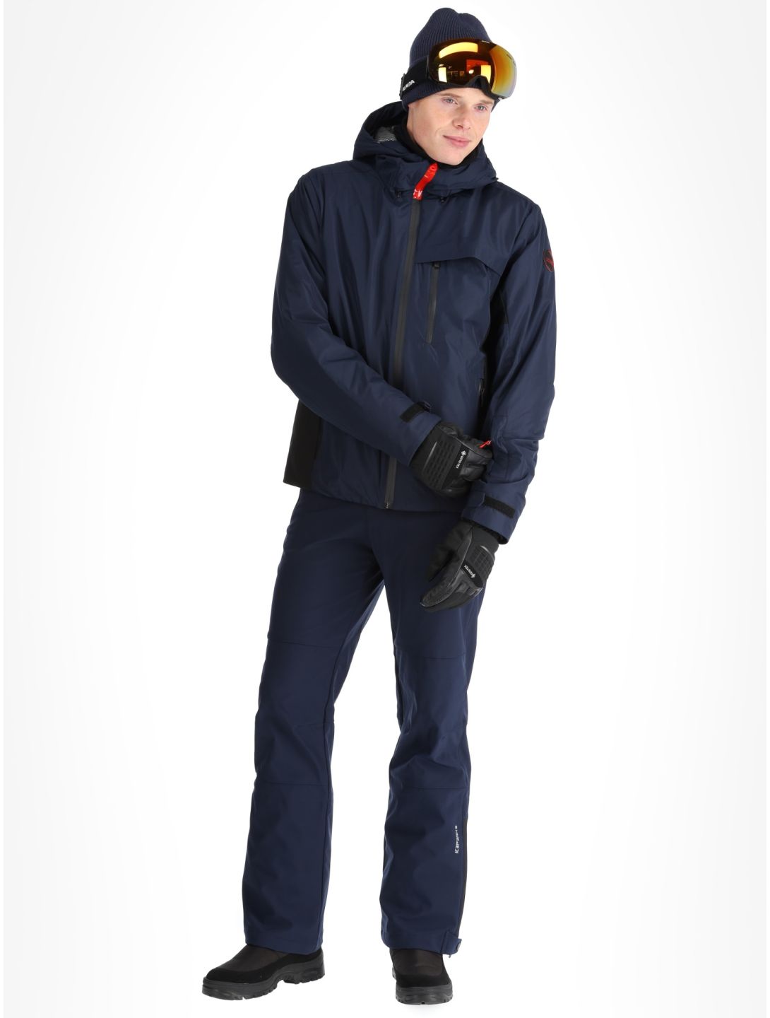 Icepeak, Easton AA Jas gevoerd heren Dark Blue Blauw 