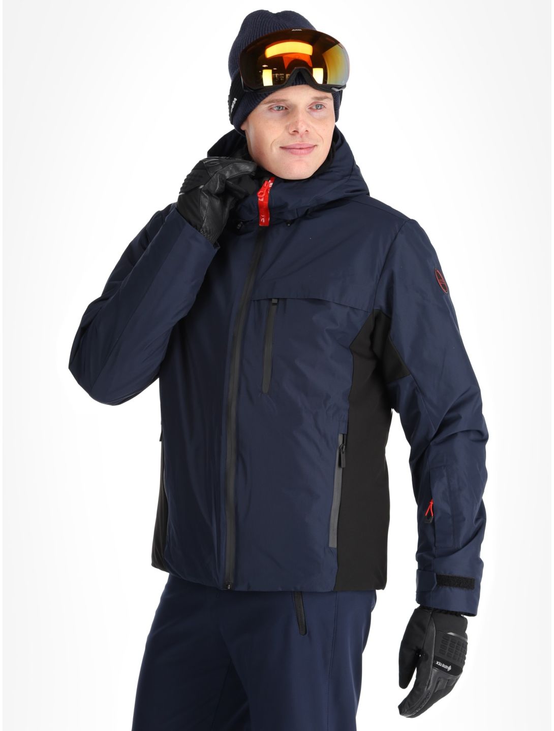 Icepeak, Easton AA Jas gevoerd heren Dark Blue Blauw 