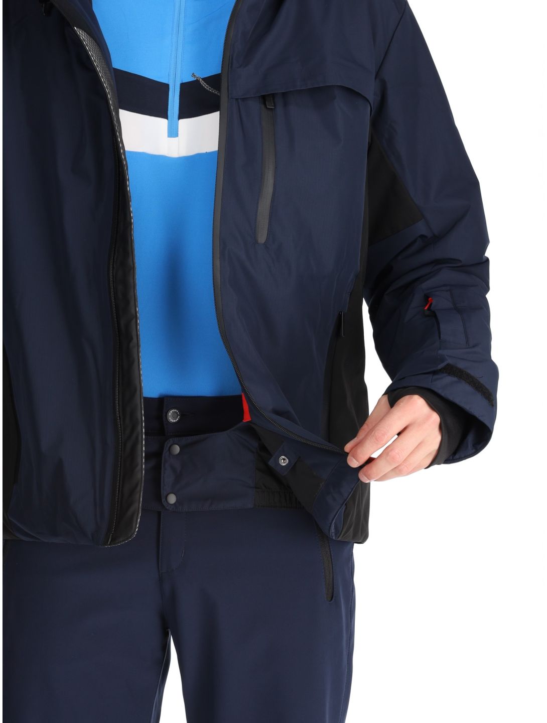 Icepeak, Easton AA Jas gevoerd heren Dark Blue Blauw 