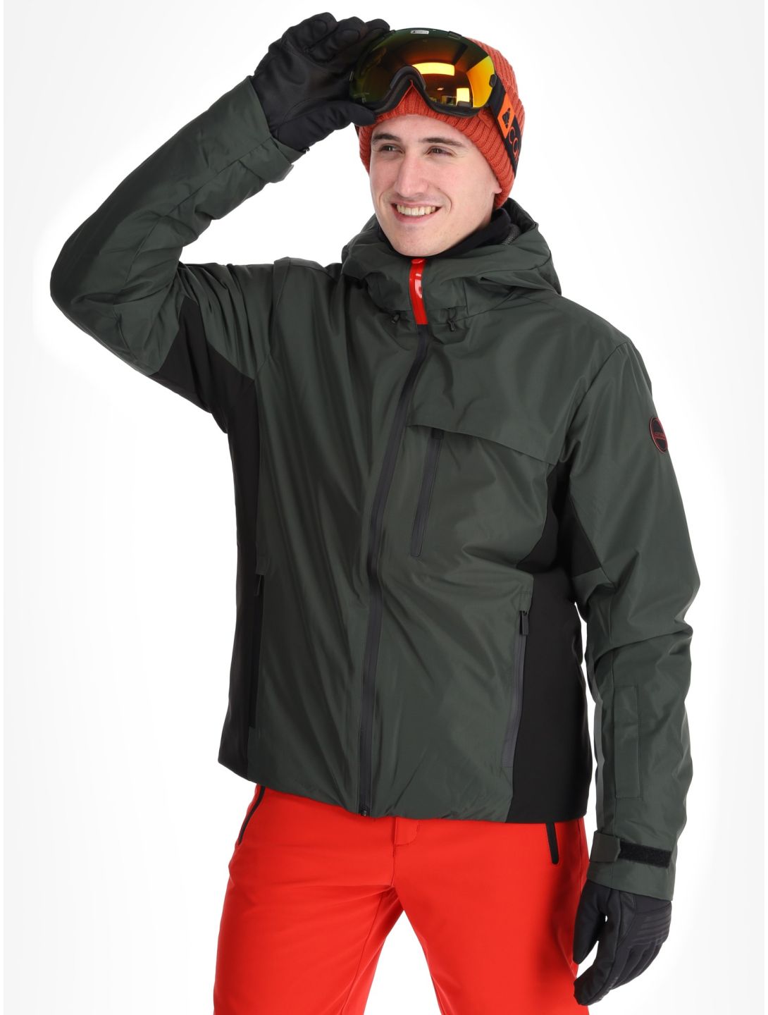 Icepeak, Easton AA Jas gevoerd heren Dark Olive Groen 