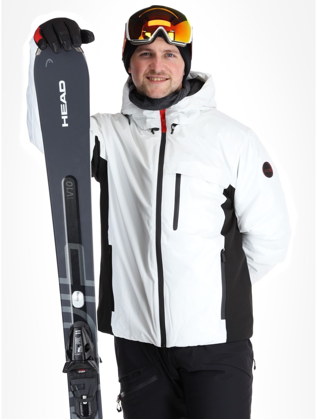 Icepeak, Easton AA Jas gevoerd heren Natural White Wit 