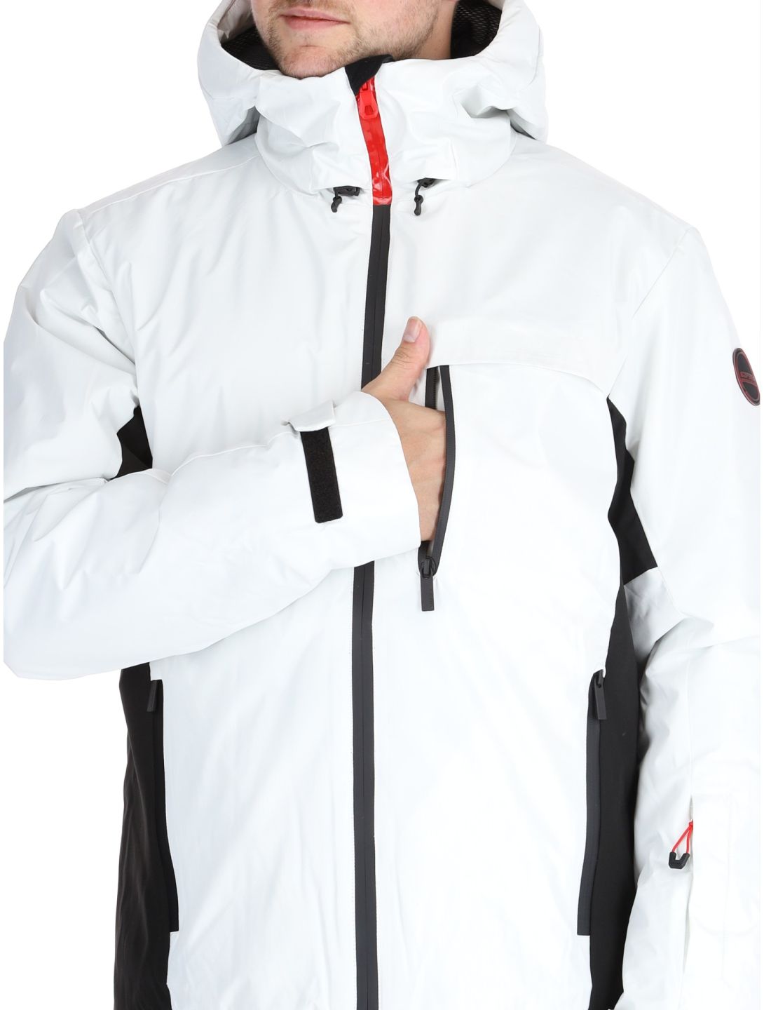 Icepeak, Easton AA Jas gevoerd heren Natural White Wit 