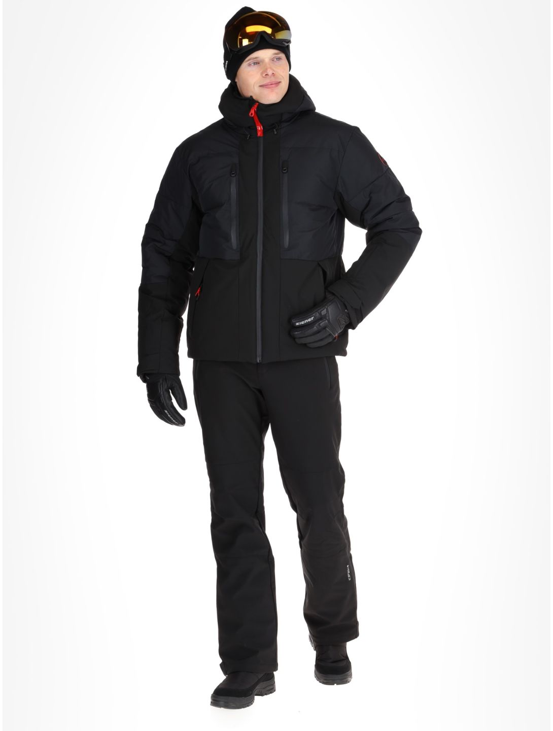 Icepeak, Edgerton AA Jas gevoerd heren Black Zwart 