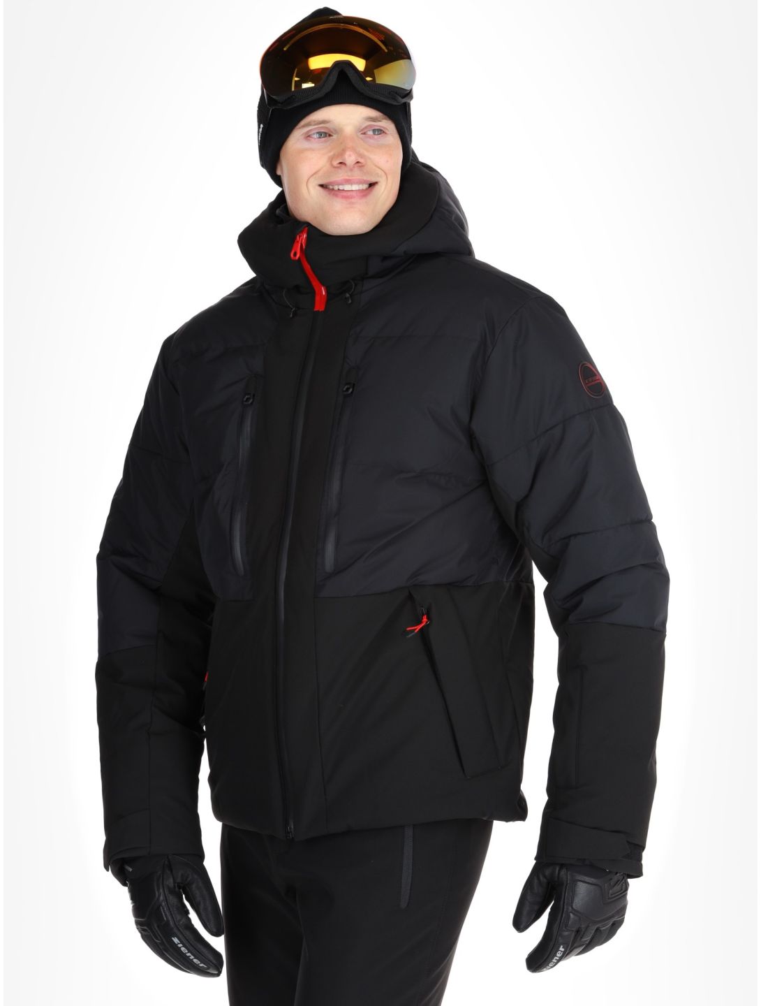 Icepeak, Edgerton AA Jas gevoerd heren Black Zwart 