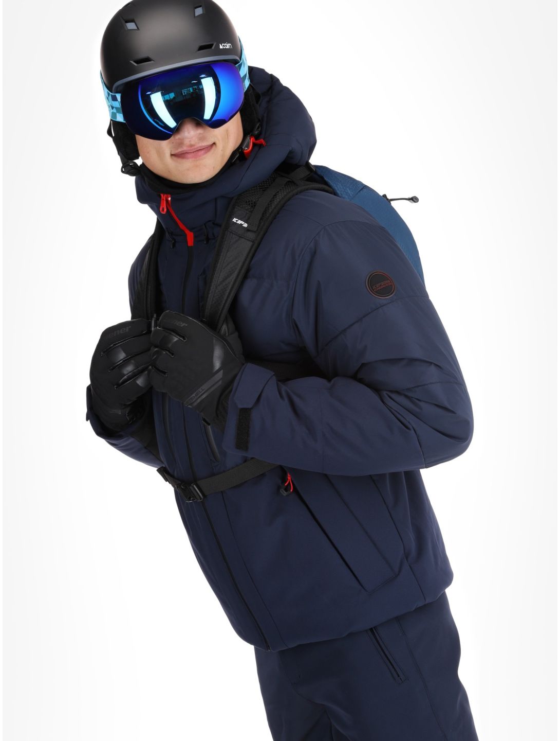 Icepeak, Edgerton AA Jas gevoerd heren Dark Blue Blauw 