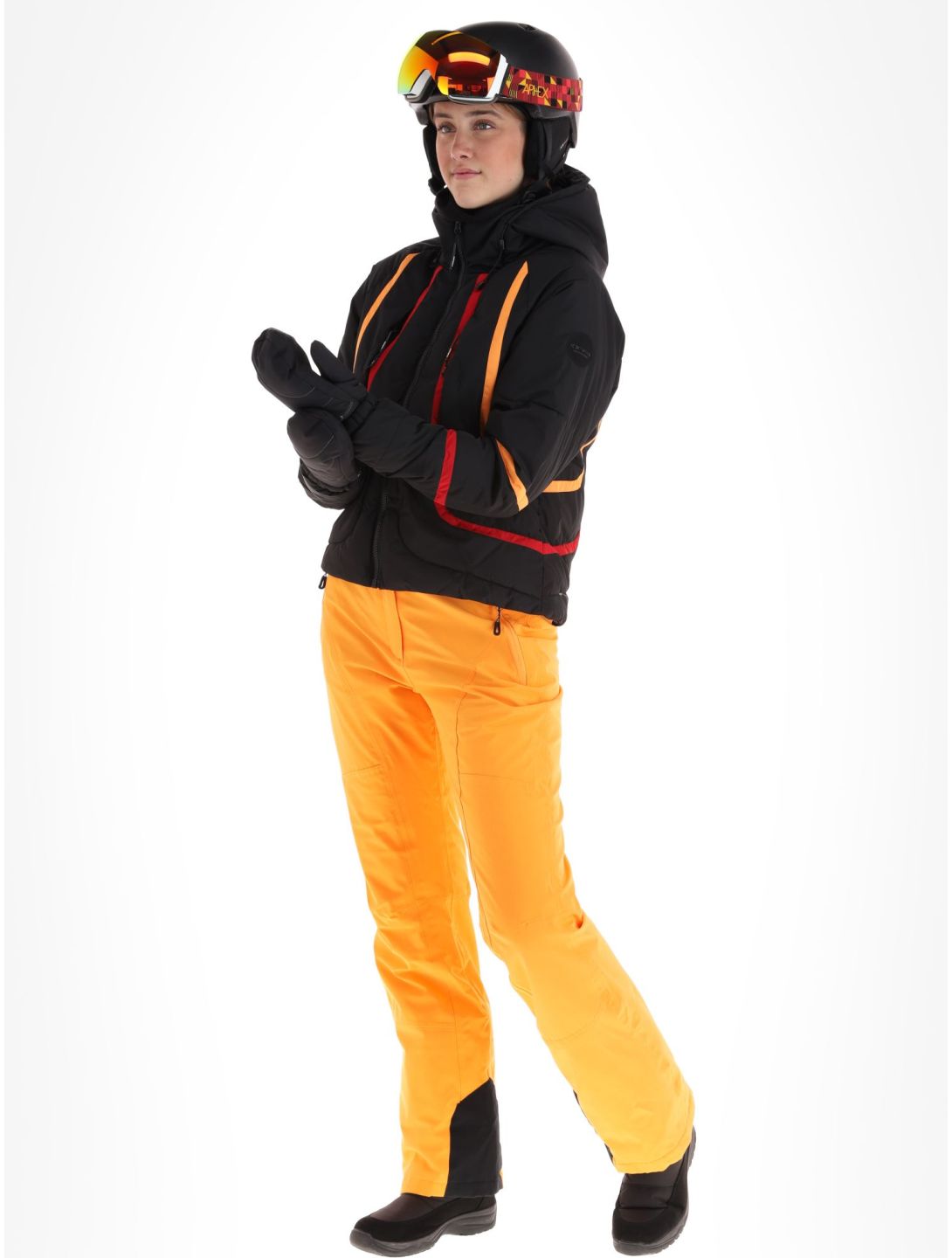 Icepeak, Egypt AA Jas gevoerd dames Black Zwart 