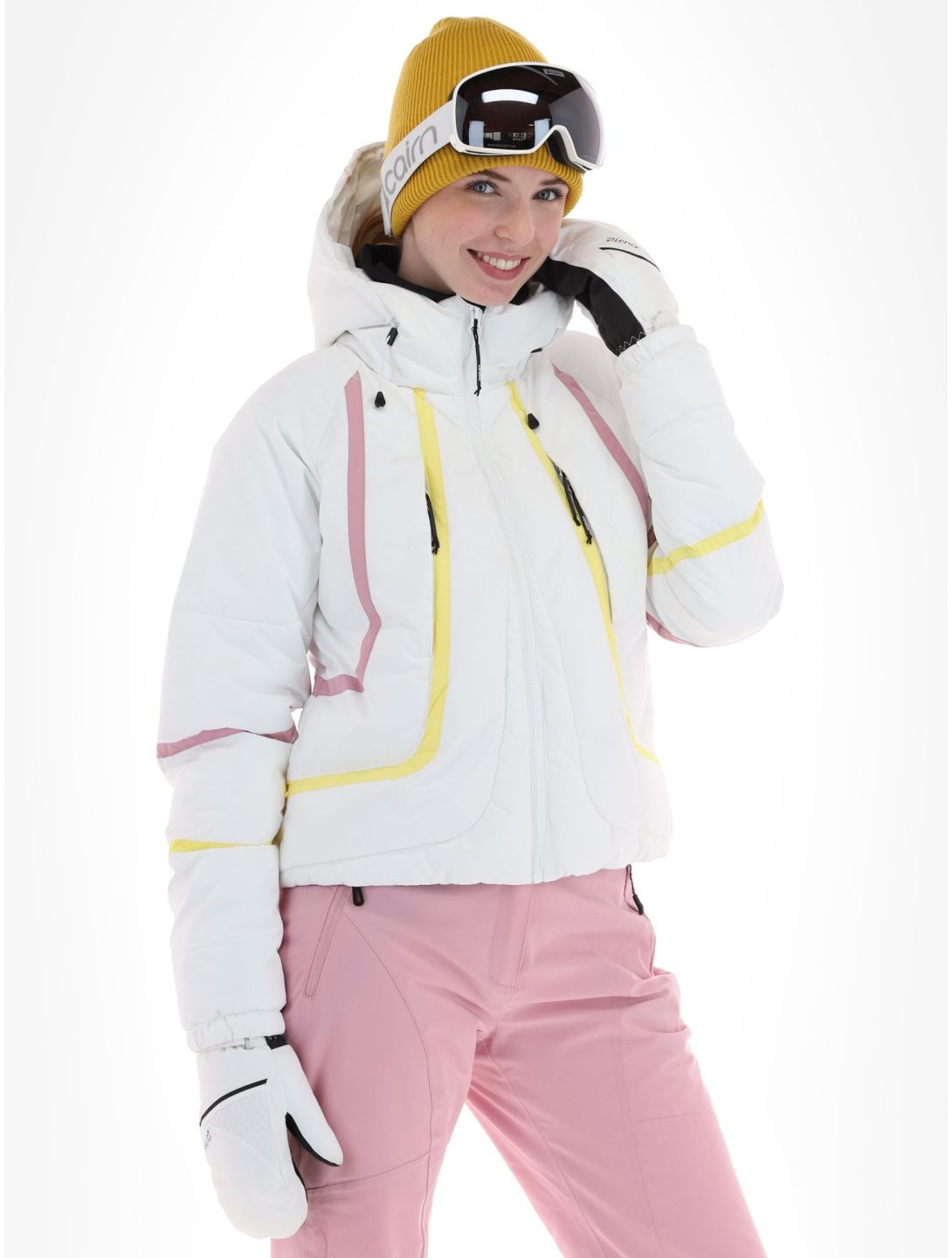 Icepeak, Egypt AA Jas gevoerd dames Optic White Wit 