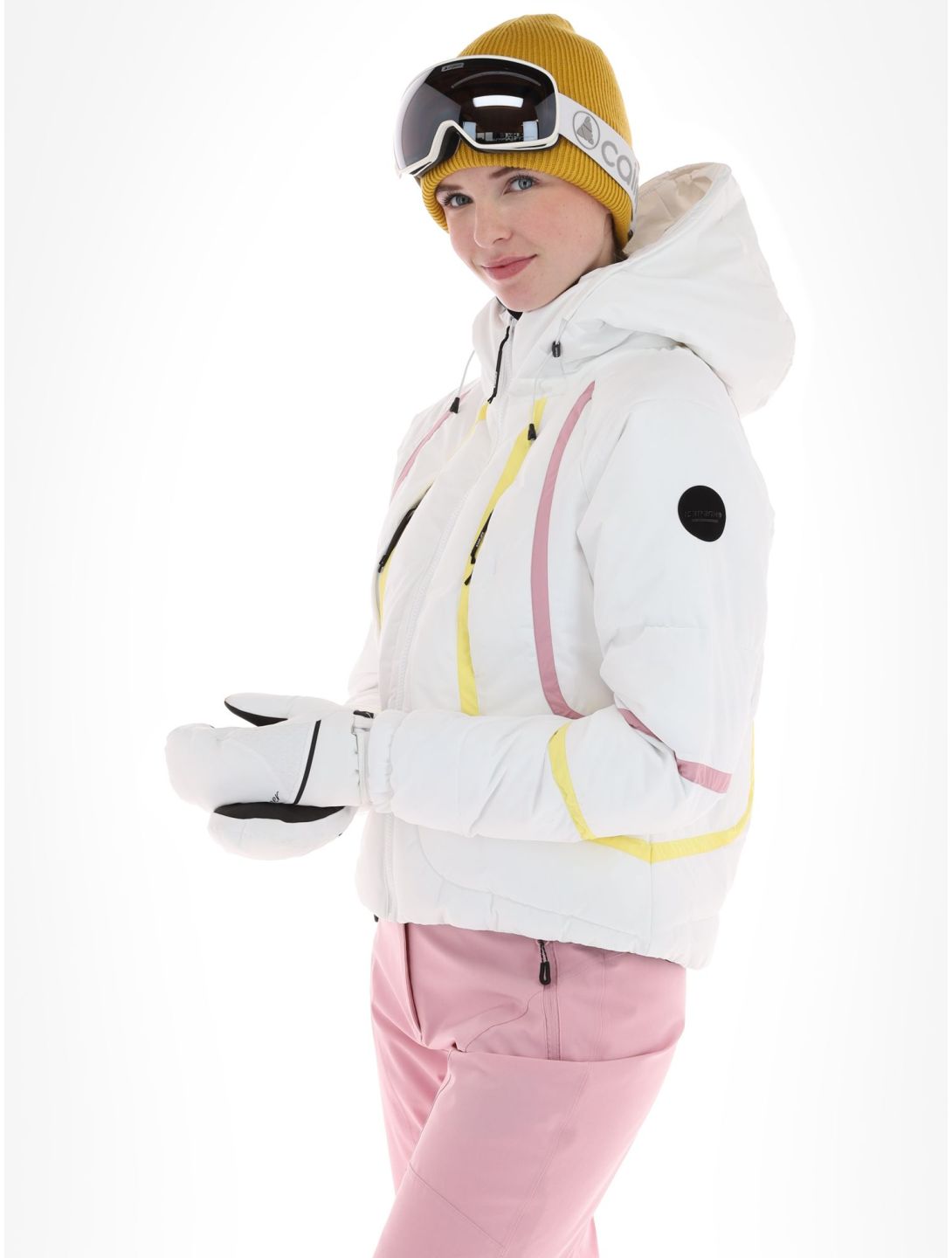 Icepeak, Egypt AA Jas gevoerd dames Optic White Wit 