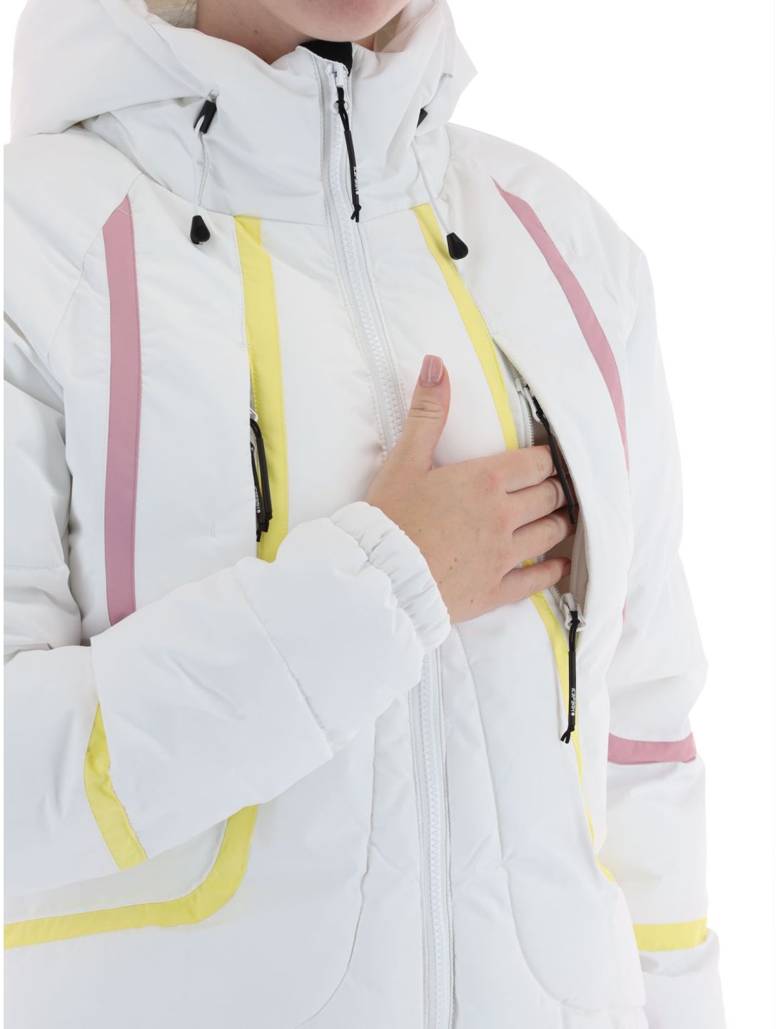 Icepeak, Egypt AA Jas gevoerd dames Optic White Wit 