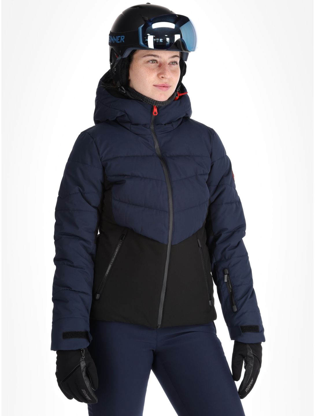 Icepeak, Electra AA Jas gevoerd dames Dark Blue Blauw 