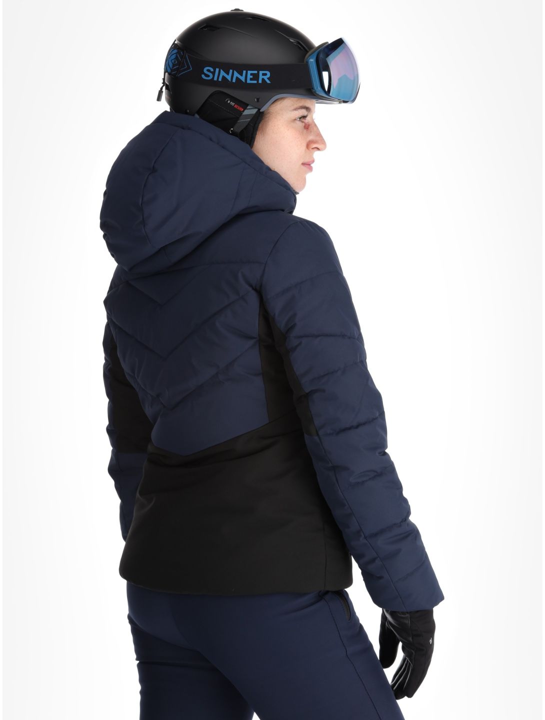 Icepeak, Electra AA Jas gevoerd dames Dark Blue Blauw 