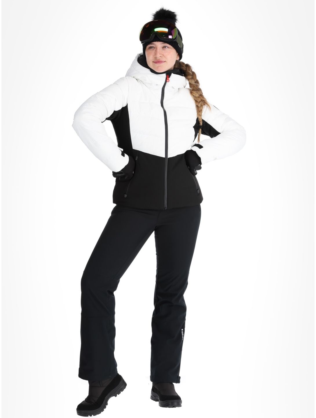 Icepeak, Electra AA Jas gevoerd dames White Wit 