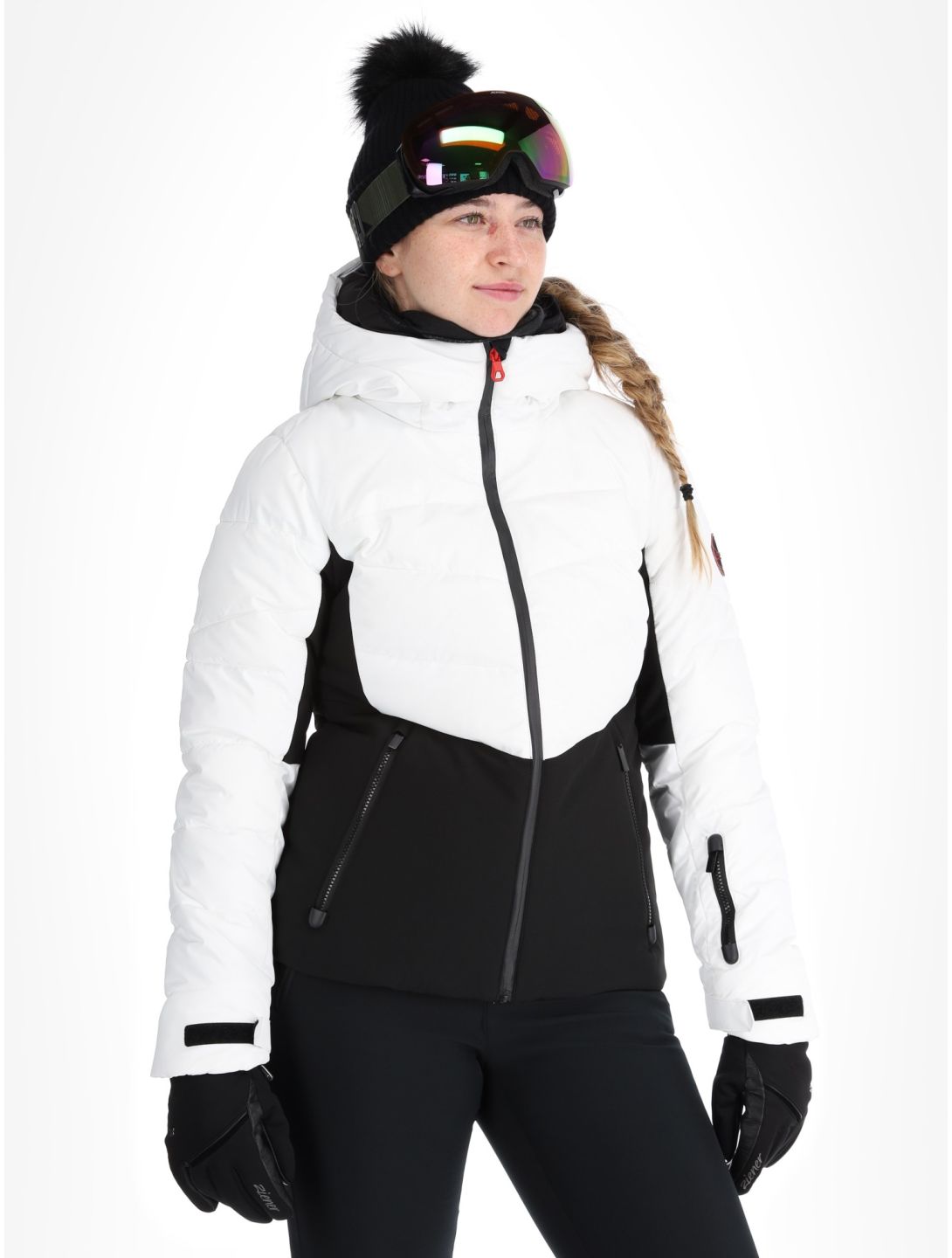 Icepeak, Electra AA Jas gevoerd dames White Wit 