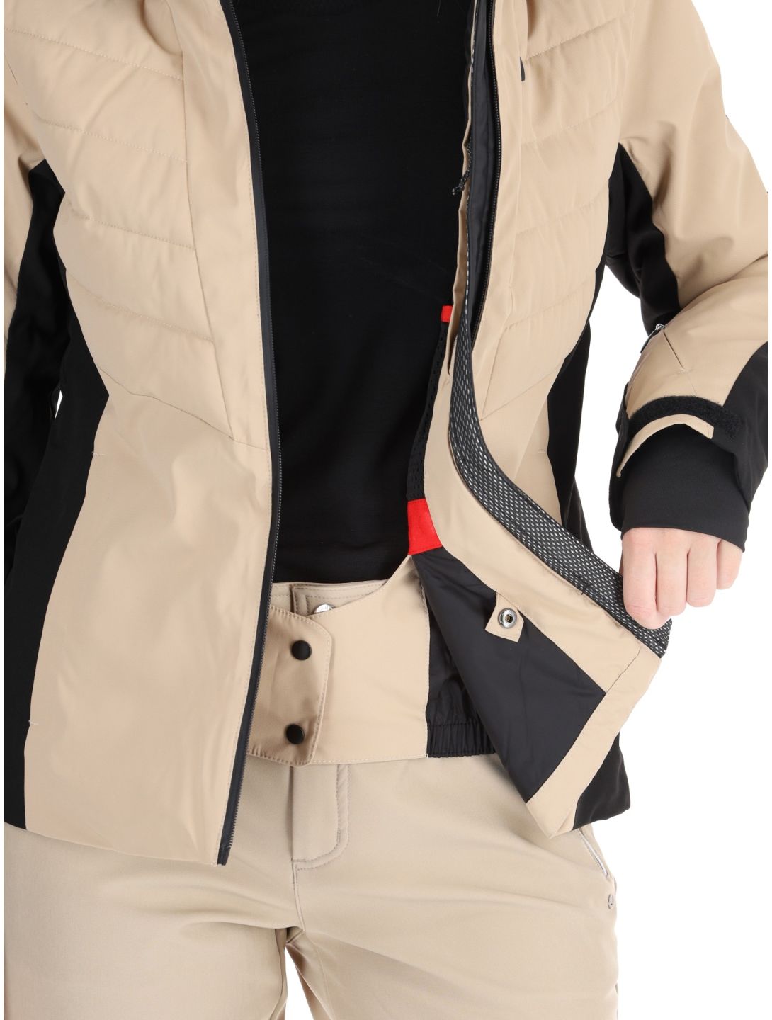 Icepeak, Eleele AA Jas gevoerd dames Beige Beige 