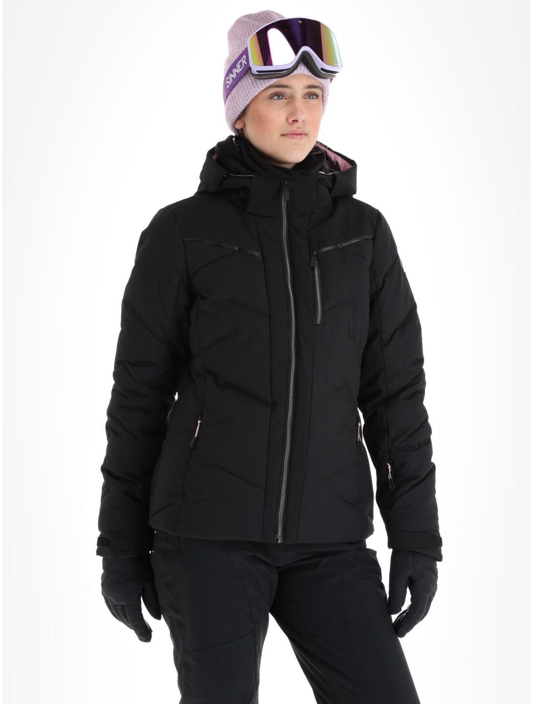 Icepeak, Elsa ski-jas dames Black zwart 