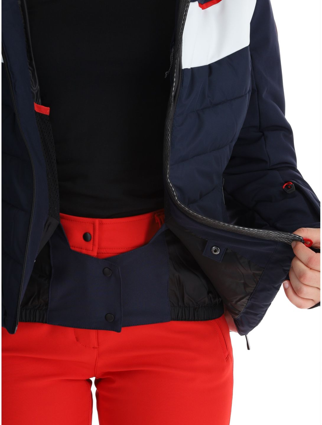 Icepeak, Elsah AA Jas gevoerd dames Dark Blue Blauw 