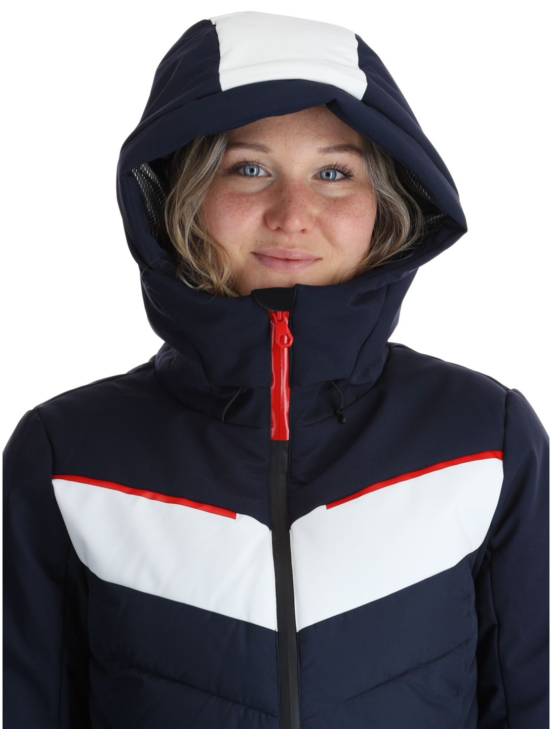 Icepeak, Elsah AA Jas gevoerd dames Dark Blue Blauw 