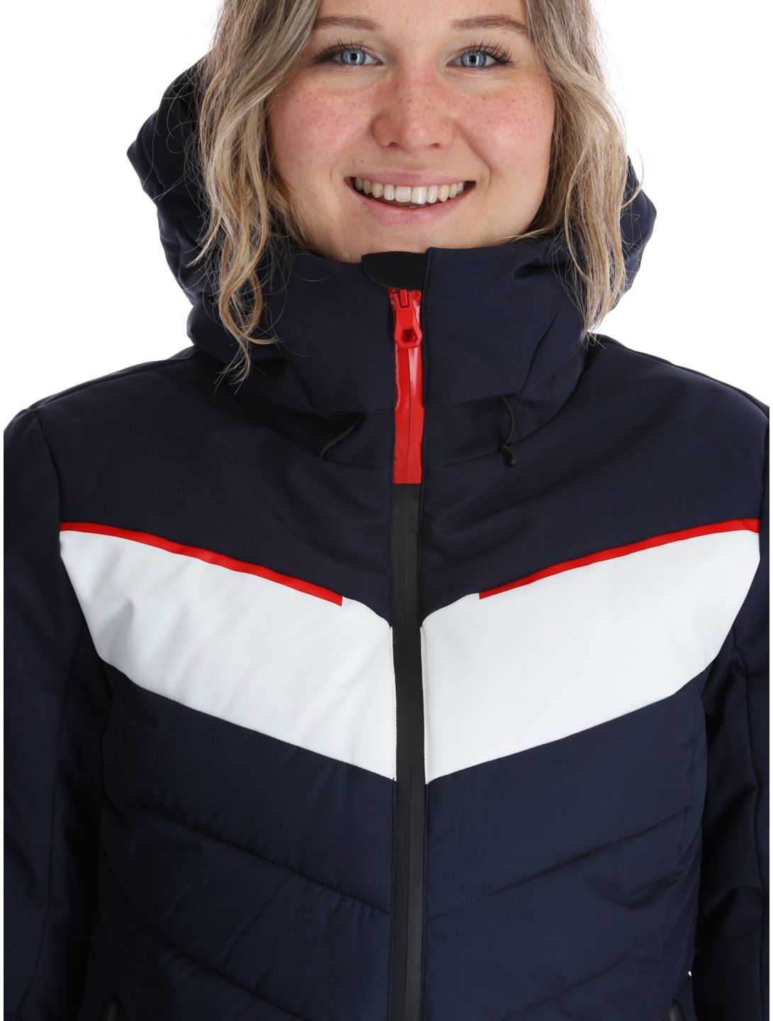 Icepeak, Elsah AA Jas gevoerd dames Dark Blue Blauw 