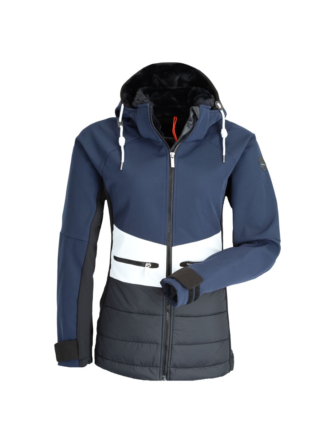 Icepeak, Ely softshell ski-jas dames dark Blauw