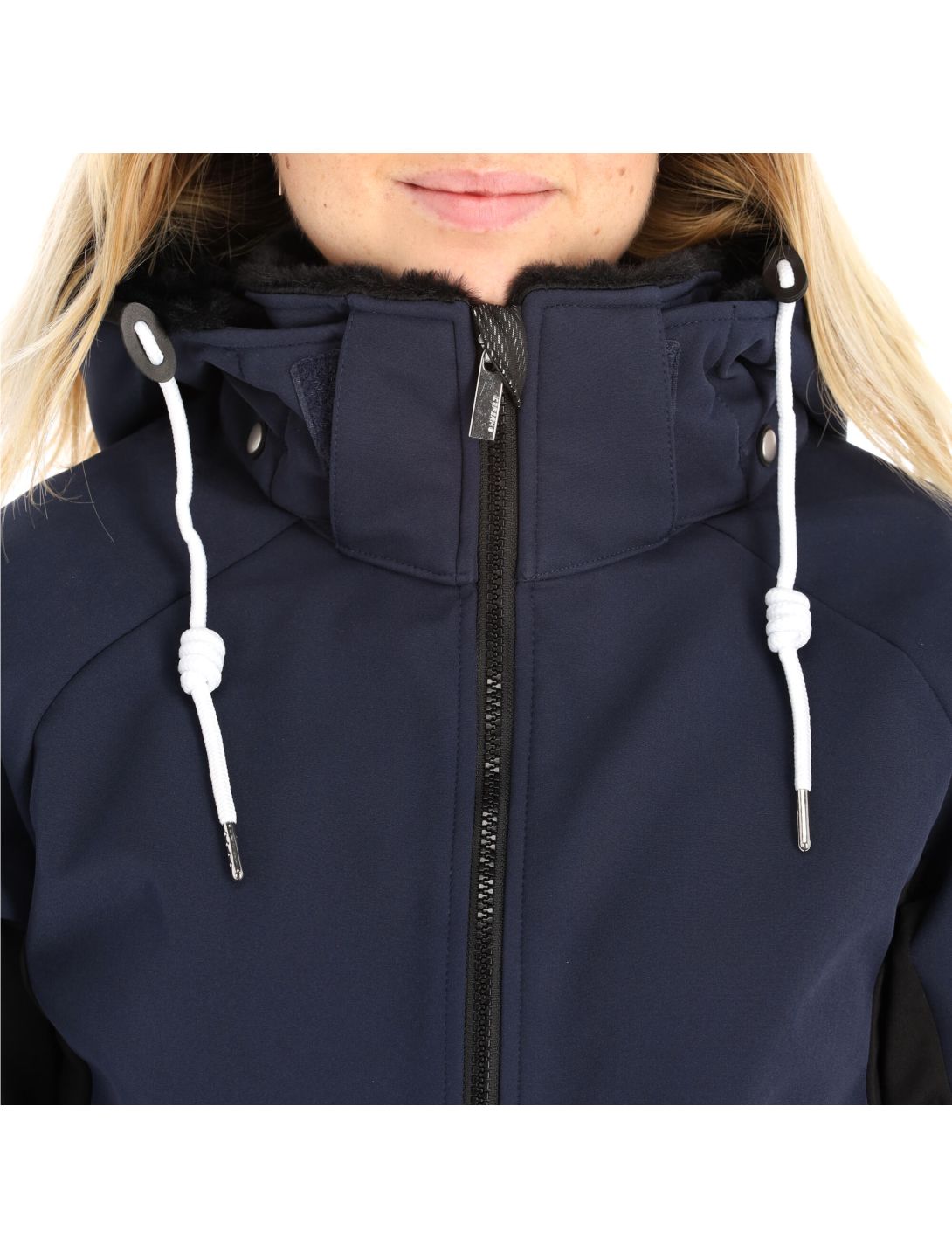 Icepeak, Ely softshell ski-jas dames dark Blauw