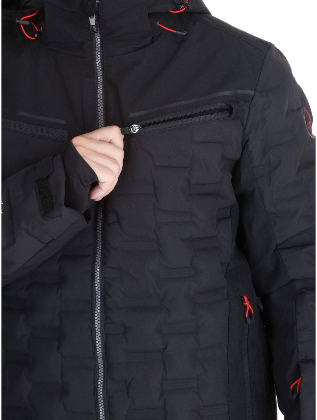 Icepeak, Emmet AA Jas gevoerd heren Black Zwart 