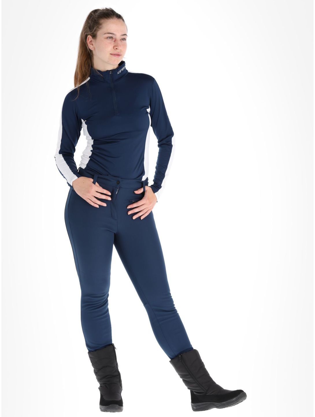 Icepeak, Enigma ski-legging dames Dark Blue blauw 