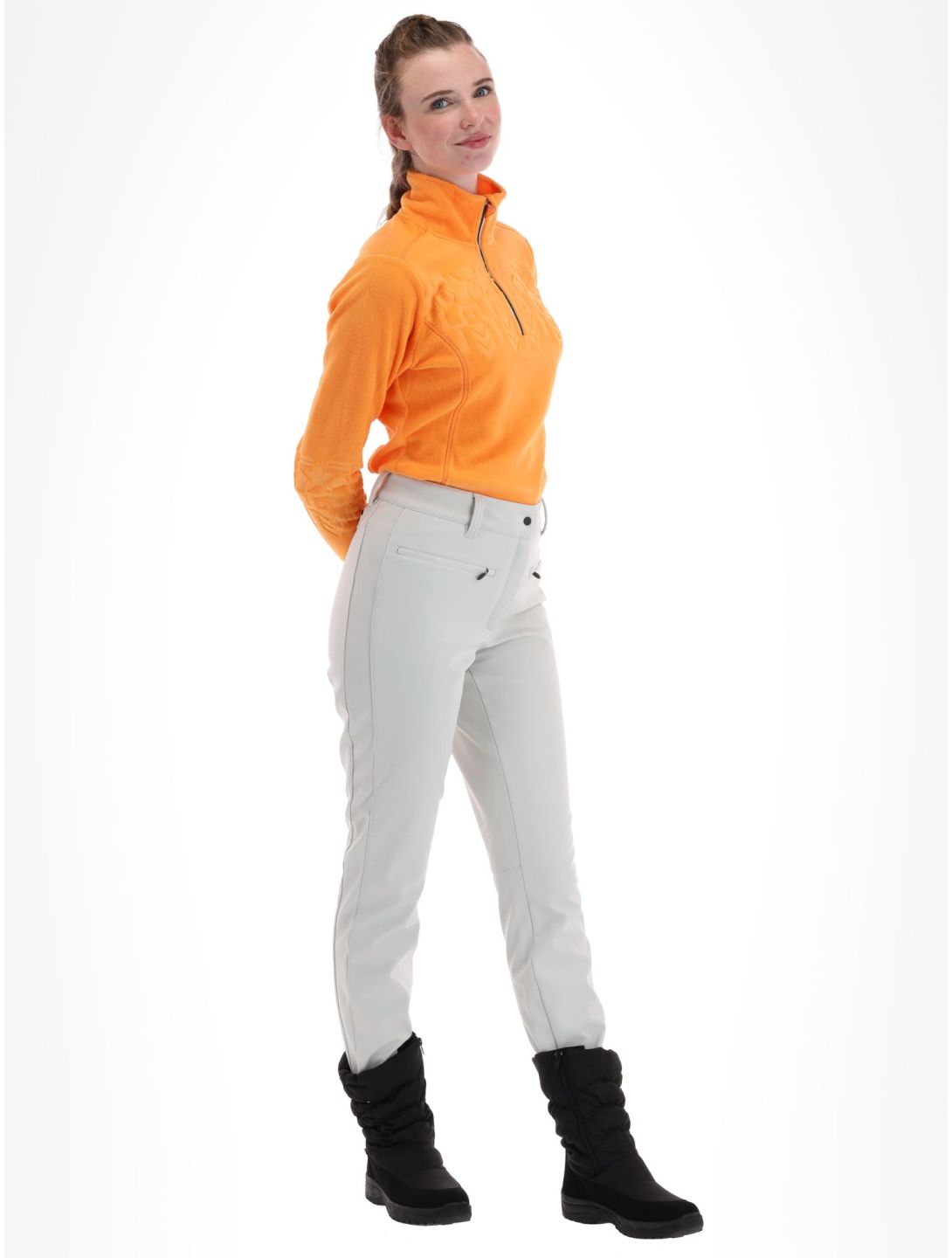 Icepeak, Enigma ski-legging dames Steam grijs 