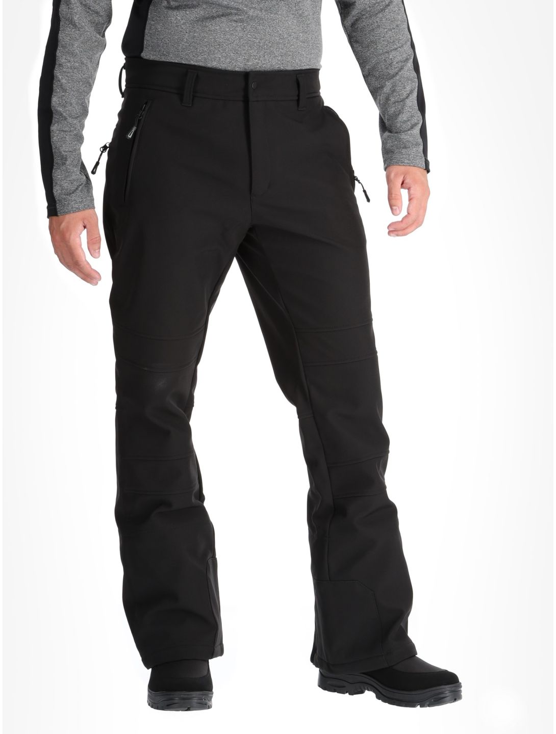 Icepeak, Erding BC Skibroek Softshell heren Black Zwart 