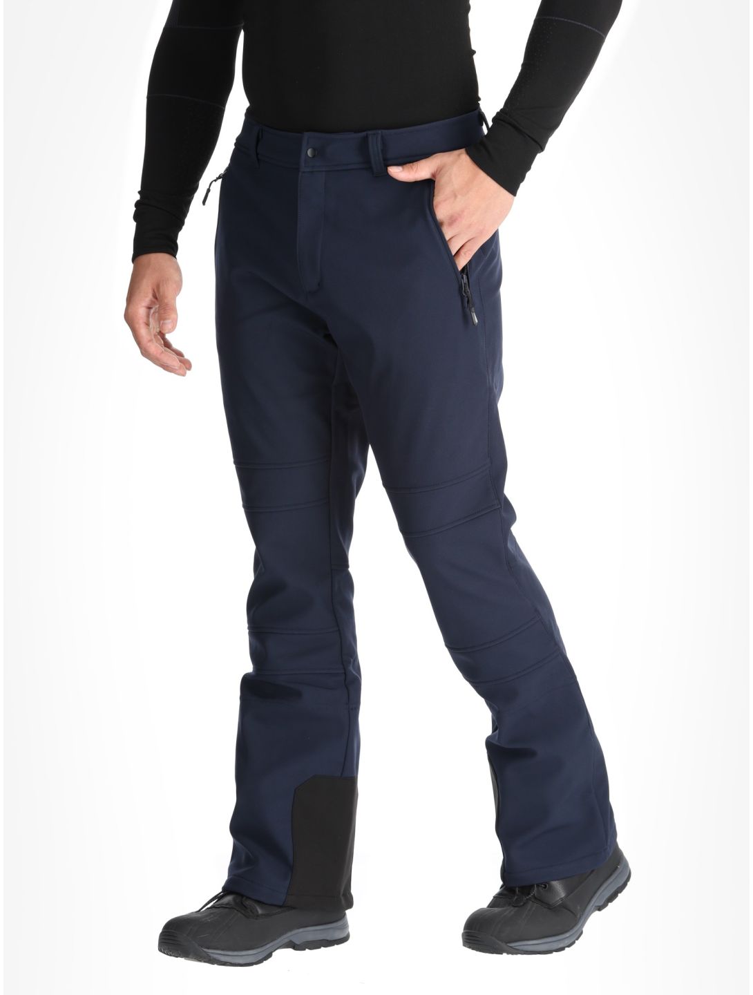 Icepeak, Erding softshell skibroek heren Dark Blue blauw 