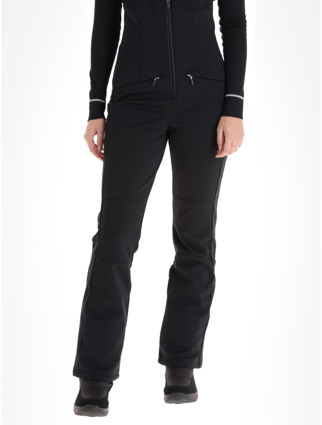 Icepeak, Exira BC Skibroek Softshell dames Black Zwart 