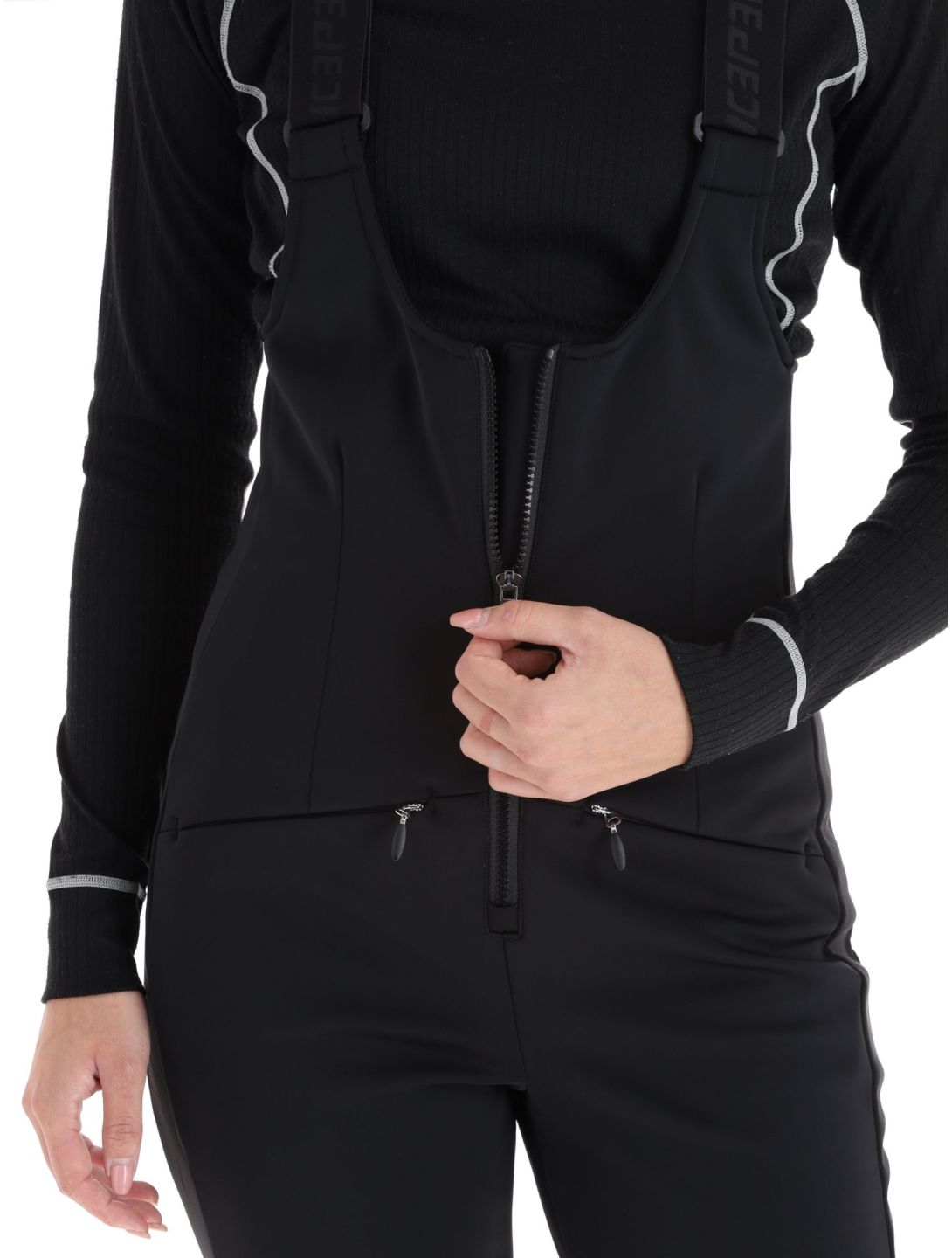 Icepeak, Exira BC Skibroek Softshell dames Black Zwart 