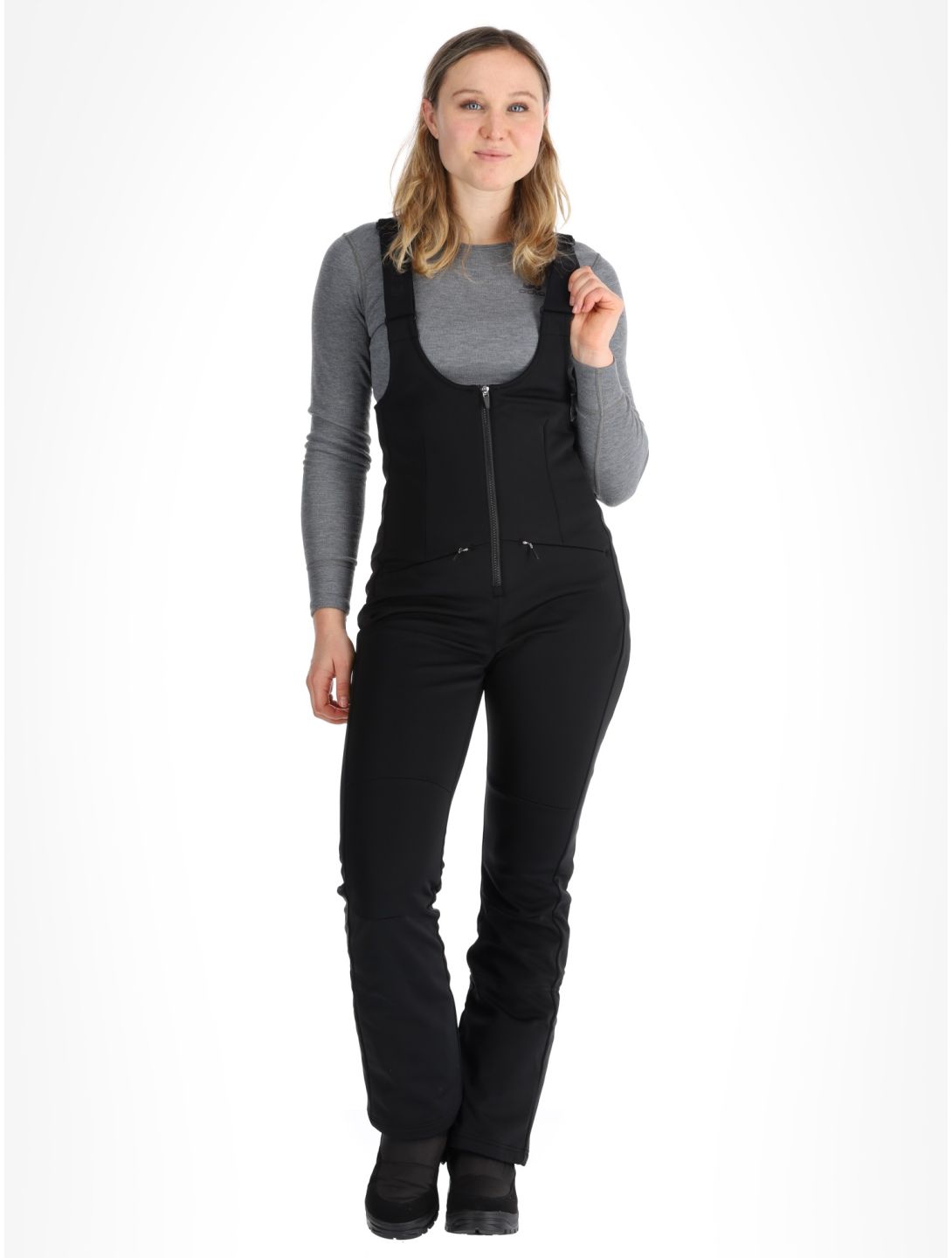 Icepeak, Exira BC Skibroek Softshell dames Black Zwart 