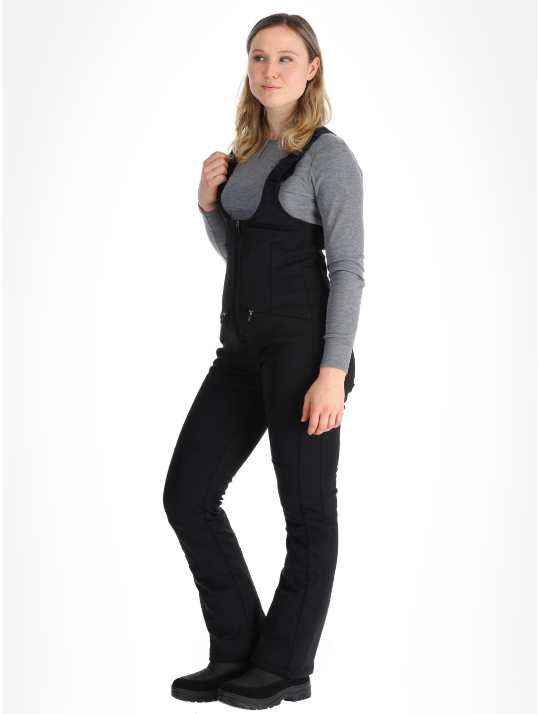 Icepeak, Exira BC Skibroek Softshell dames Black Zwart 