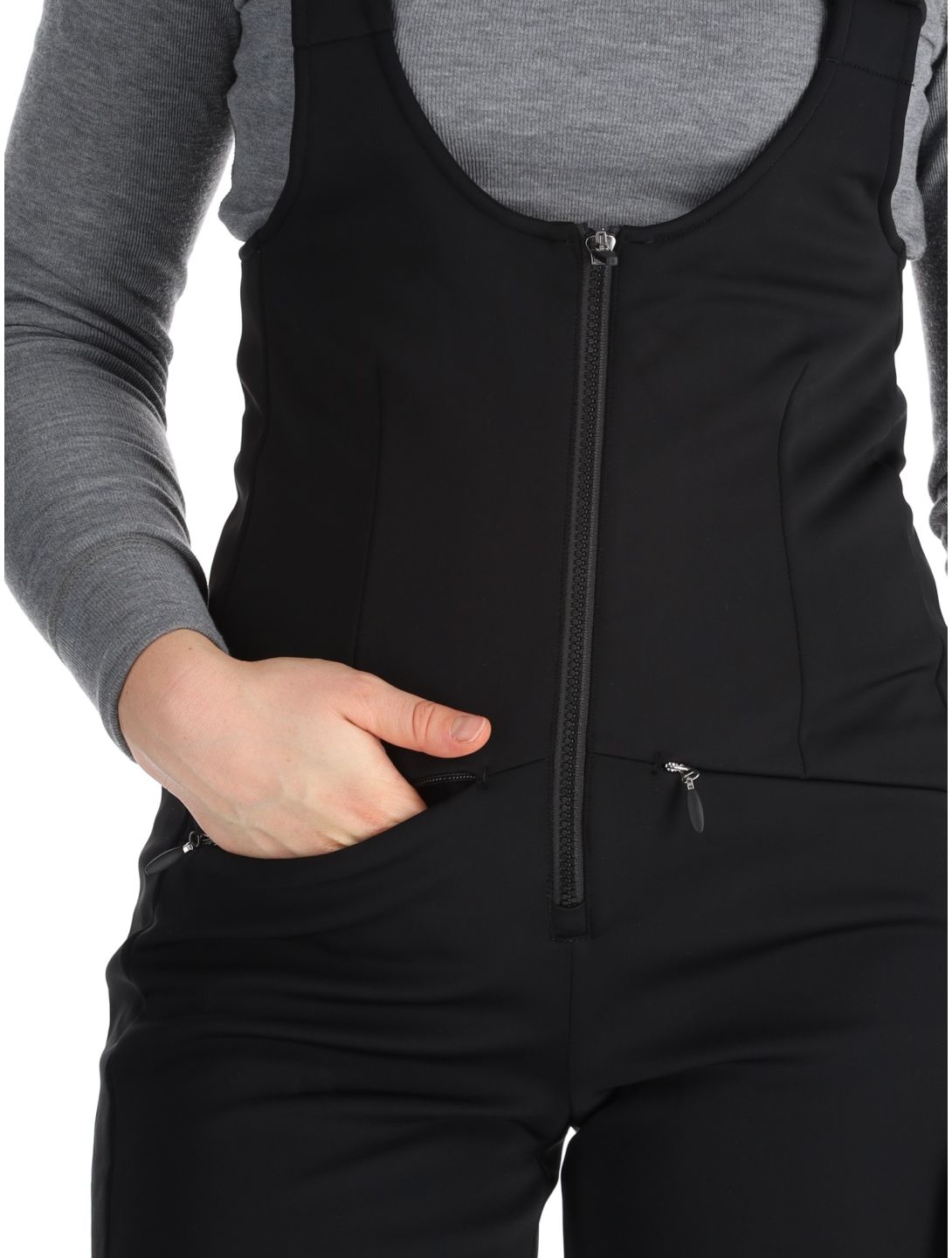 Icepeak, Exira BC Skibroek Softshell dames Black Zwart 