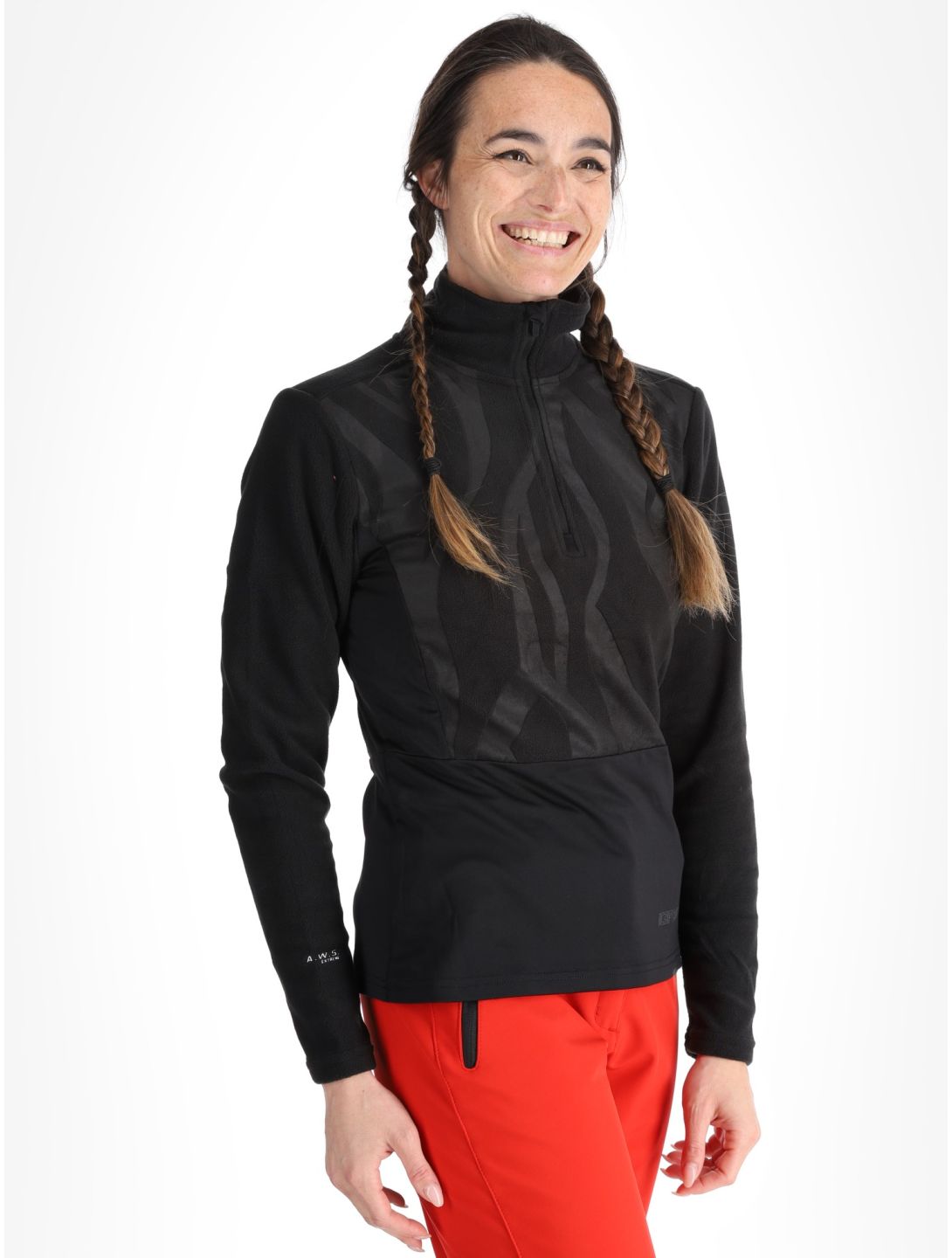 Icepeak, Fabius GA Ski pully dames Black Zwart 