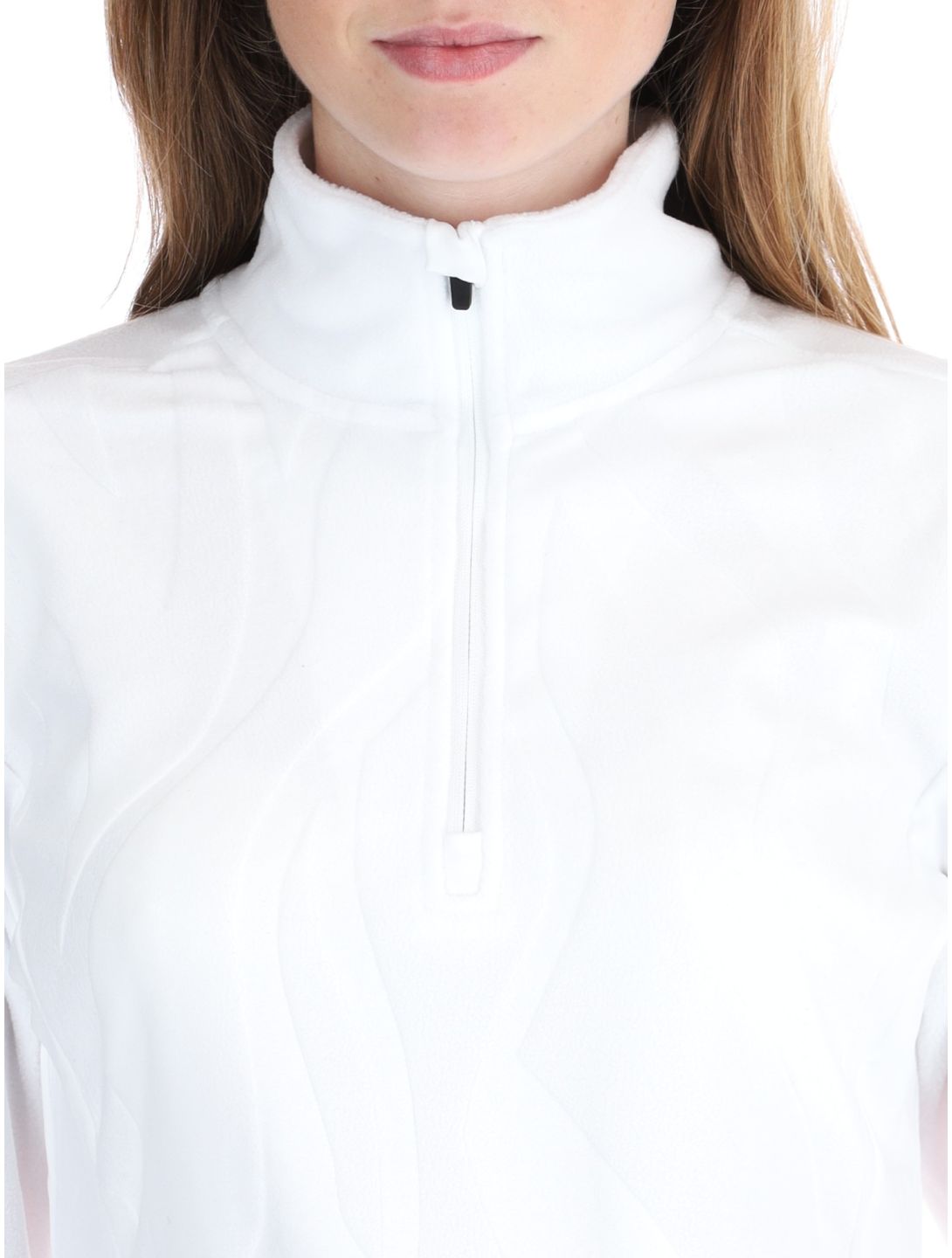 Icepeak, Fabius GA Ski pully dames Optic White Wit 