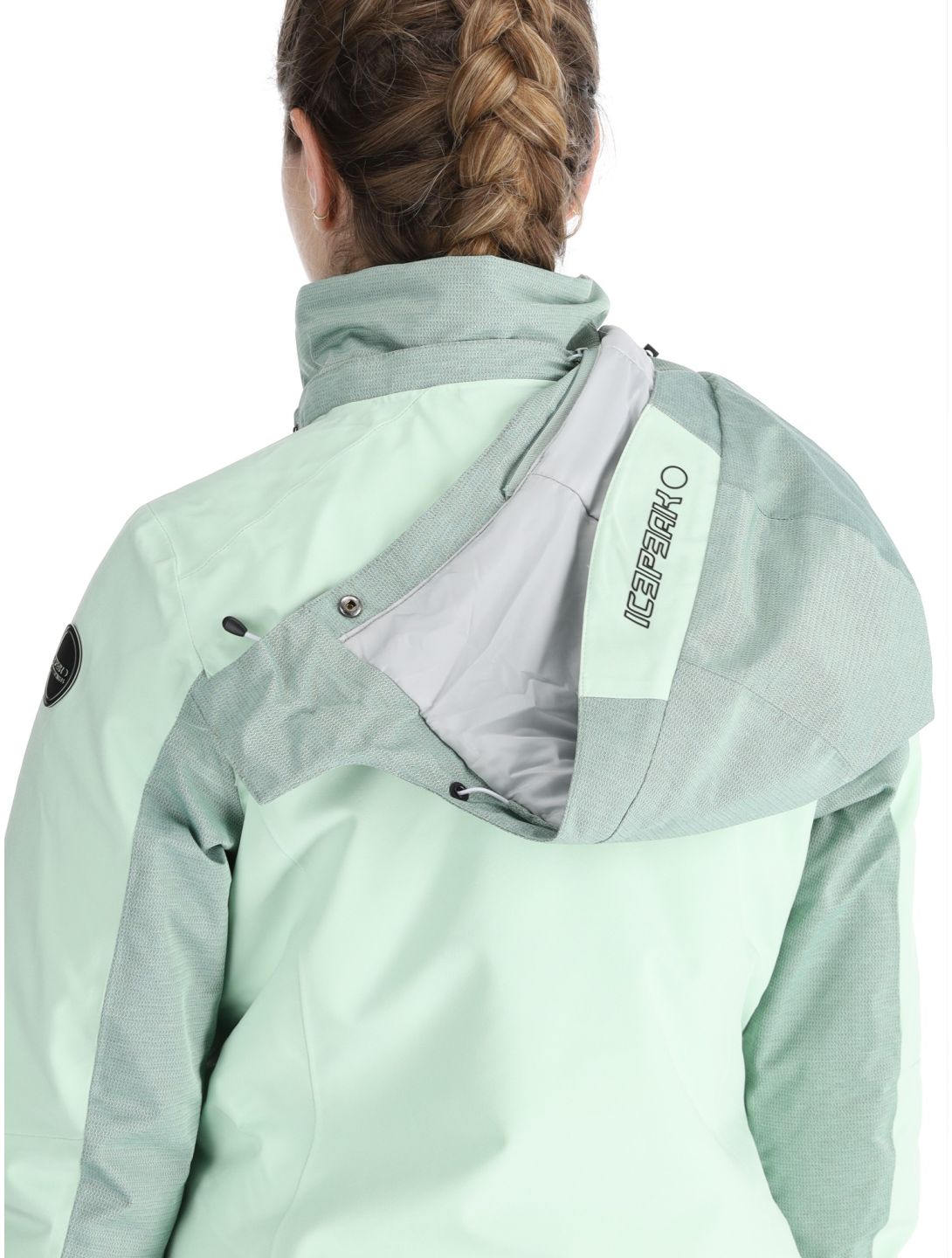 Icepeak, Faenza AA Jas gevoerd dames Aloe Groen 