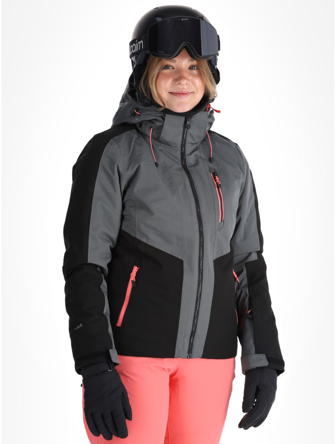 Icepeak, Faenza AA Jas gevoerd dames Black Zwart 