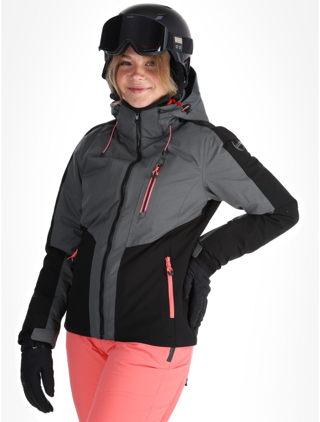 Icepeak, Faenza AA Jas gevoerd dames Black Zwart 